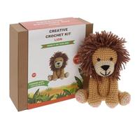 Shudehill Giftware Kit de crochet créatif pour adultes - Kit de bricolage lion, parfait pour les débutants, comprend tous les matériaux et instructions (français non garanti) pour un projet de crochet