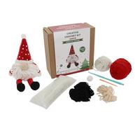 Shudehill Giftware Kit de Crochet de Noël Créatif - Parfait pour Apprendre ou Expérimenter - Pingouin, Bonhomme de Neige, Père Noël et Plus