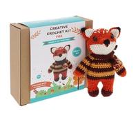 Shudehill Giftware Kits créatifs de crochet renard, licorne, chien, abeille, chat et plus encore - Parfait pour apprendre ou expérimenter le crochet (renard)