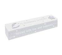 Shudehill Giftware Moonlight Porte-certificats de baptême unisexe Gris