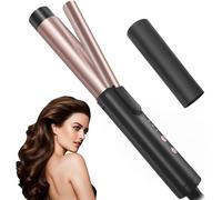 Shue-Boucleur A Cheveux Électrique 25 Mm, Bigoudis Cheveux Court, Fer A Boucler Avec 3 Température Réglable, Outil De Coiffure Avec Manchon Résistant À La Chaleur, Cordon Rotatif À 360 °