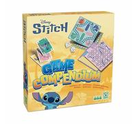 Shuffle Game Compendium Disney Stitch - Collection de jeux de société pour garçons et filles à partir de 5 ans.