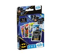 Shuffle Jeu Batman pour Enfants - 4 en 1 Snap, Paires, familles heureuses et Jeu d'action, Excellent Cadeau pour Les Enfants à partir de 4 Ans