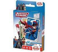 Shuffle jeu de cartes 4 en 1 Ligue de la justice cartonné 32 pièces Multicolore G