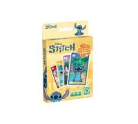 Shuffle - Jeu de Cartes 4 en 1 Stitch - 7 Familles, Bataille, Mémo et Action - Jeu de Cartes Disney Lilo & Stitch pour Enfants, Famille et Amis - à partir de 4 Ans, dès 2 Joueurs