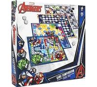 Cartamundi Jeu de société Shuffle Multijeux Avengers Marvel – Enfant dès 5 ans