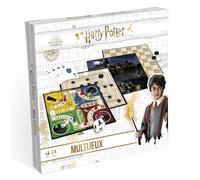 Shuffle - Multijeux Harry Potter : Plongez dans la Magie de Poudlard - Coffret de Jeux Traditionnels de société Enfants & Famille - À partir de 5 Ans - 2 Joueurs et Plus