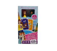 Shuffle Princesses Disney Course au Palais Jeu de Cartes pour Enfants avec Figurines de Personnages.