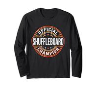 Shuffleboard Champion Jeu de société Lover Outdoor Shuffle Board Manche Longue