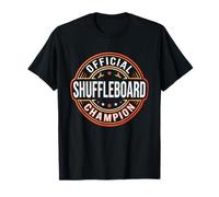 Shuffleboard Champion Jeu de société Lover Outdoor Shuffle Board T-Shirt