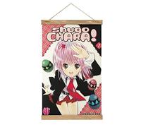 Shugo Chara - Affiche en tissu - Cadre en bois à suspendre - Décoration de chambre - Kit cadeau