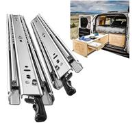 SHUHANG Glissière Tiroir Charge Lourde Avec Serrure 750mm Extension complète Coulisse Tiroir Capacité de Charge Jusqu'à 68 KG Roulement à Billes Rail Coulissant Montage Latéral 1 Paire