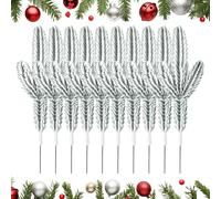 shuhauk Branches pour Vase | artificielles décoratives de Noël - Branches d'arbre de pin Blanc | pour décoration d'intérieur, Vacances d'hiver, intérieur et extérieur, Chambre à Coucher, Salon