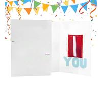 shuhauk Cartes de vœux humoristiques à paillettes - Carte d'anniversaire explosive - Pour Thanksgiving, vacances, anniversaire, bureau, maison, salle de classe, école, dortoir, appartement, vacances