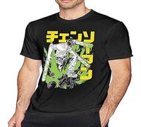 Shui&Mu Chainsaw Man Short Sleeve T Shirts for Men L