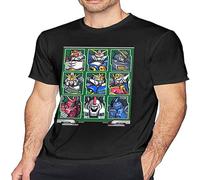 Shui&Mu Gundam Wing Mecha Select Short Sleeve T Shirts for Men L