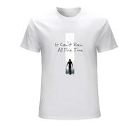 SHUI TI DU Men's T-Shirt The Crow It Can‘T Rain All The TimeMovie Action 1994 Poster Black XL