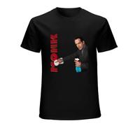 SHUI TI DU Monk Clean Up T Shirt Mens TV Show Adrian Monk Black M