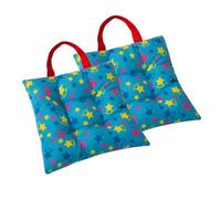 Shuiltad Lot de 2 coussins de chaise pour enfant, coussin de chaise pour salle de classe, maison, coussin de sol pour enfants, 25 cm