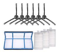 Shuimitao Kit d'accessoires pour robot V3 V3S V5 V5S V5S Pro Aspirateur Filtre Pro Robot Aspirateur Filtre Côtés Brosses