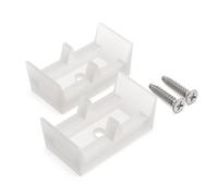 Shuisen Lot de 2 pare-chocs transparents pour porte de douche coulissante et baignoire coulissante avec vis