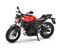 shuishuicui 1/12 pour Honda CB400F Modèle de Moto en Alliage Jouet Décoration 7 Pouces Objet de Collection commémoratif pour Hommes(Red)