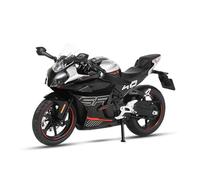 shuishuicui 1/12 pour Springbok 450SR Alliage Moto modèle Collection Hommes Miniature Jouet décoration 17CM(Black)