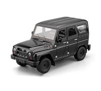 shuishuicui 1/18 pour la Russie Wazi Hunter Off-Road Alliage Modèle De Voiture Jouets 9 Pouces Décoration De Bureau Collection Mémorial Mâle(Black)