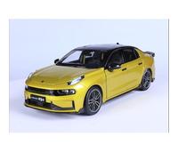 shuishuicui 1 18 pour Link 03+ modèle de Voiture en Alliage Ornement Couverture Rigide Collection Jaune avec Couvercle d'affichage Jouets pour Hommes 10 Pouces