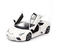 shuishuicui 1 18 pour Reventon Voiture Sport Alliage moulé sous Pression Jouet modèle Voiture Son et lumière garçons Cadeau Collection(White)