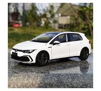 shuishuicui 1 18 pour Volkswagen Golf R-Line Simulation en Métal Moulé sous Pression Modèle De Voiture Classique Collection Souvenir(White)