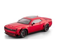 shuishuicui 1/24 pour Dodge Hellcat Alliage Voiture de Sport modèle de Voiture 8 Pouces Jouet décoration Collection pour garçons(Red)