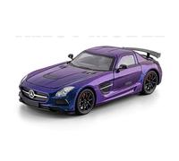 shuishuicui 1/24 pour Mercedes SLS AMG Voiture de Sport Alliage Modèle de Voiture Jouet Collection 8 Pouces Décoratif Bureau Garçons Commémoratif(Purple)