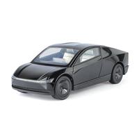 shuishuicui 1/24 pour Tesla Robotaxi Alliage modèle de Voiture Jouet Collection 7 Pouces décoration de Bureau Cadeau commémoratif pour Hommes(Black)