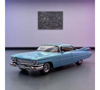 shuishuicui 1/32 pour Cadillac Rocket Voiture Classique Modèle De Voiture en Alliage Jouet Garçons Hommes Décoré Bureau Collection Souvenir 6 Pouces(Blue)