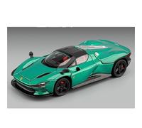 shuishuicui 1/32 pour Ferrari Sp3 Cabriolet Version Alliage Modèle De Voiture Toy Boy Collection Mémorial 6 Pouces Décoration De Bureau(Green)
