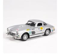 shuishuicui 1/32 pour Mercedes 300SL Track Edition Alliage Voiture Affichage 15 cm Collection Cadeau Adulte Miniature Jouets(Silver)