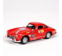 shuishuicui 1/32 pour Mercedes 300SL Track Edition Alliage Voiture Affichage 15 cm Collection Cadeau Adulte Miniature Jouets(Red)