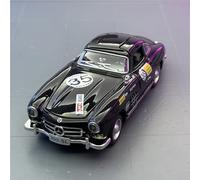 shuishuicui 1/32 pour Mercedes 300SL Track Edition Alliage Voiture Affichage 15 cm Collection Cadeau Adulte Miniature Jouets(Black)