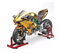 shuishuicui 1/6 pour Kawasaki H2R modèle de Moto en Alliage Haut de Gamme 12 Pouces Jouet Souvenir décoratif de Bureau à Collectionner pour Hommes et garçons(Metallic)