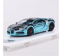 shuishuicui 1/64 pour Bugatti Veyron Céramique Dragon Chiron Résine Modèle De Voiture Collection Jouets Bureau Décoration Mémorial Hommes(White)