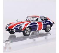 shuishuicui 1/64 pour Jaguar E-Type Open Cover Version Cabriolet/Toit Rigide Voiture Classique Alliage Modèle De Voiture Adulte Décoratif Jouet Collection Cadeau(Multi-Colored)