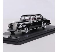 shuishuicui 1/64 pour Mercedes-Benz 300D1959 Voiture Classique Alliage Modèle De Voiture Adulte Jouets pour Garçons Collection Décoration Bureau Souvenir(Black)