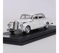 shuishuicui 1/64 pour Mercedes-Benz 300D1959 Voiture Classique Alliage Modèle De Voiture Adulte Jouets pour Garçons Collection Décoration Bureau Souvenir(White)