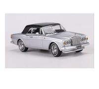 shuishuicui 1/64 pour Rolls-Royce Dangerous Road Corniche IV Voiture Classique à Toit Ouvert Modèle de Voiture en Alliage Collection de Jouets Décoration pour Hommes(Silver)