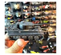 shuishuicui 1/72 pour Char Allemand Tiger de la Seconde Guerre Mondiale, modèle en Alliage, 5 Pouces, Finition patinée, présentoir décoratif avec étui