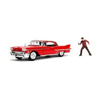 shuishuicui Apportez Une Poupée 1 24 pour Cadillac SERIES62 1958 Modèle De Voiture De Sport Classique Collection De Cadeaux pour Adultes