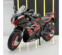 shuishuicui Modèle de Moto 1:12 pour Suzuki GSX1000R, Jouet en Alliage, Cadeau décoratif de Collection pour Bureau de garçon 7 Pouces(Red)