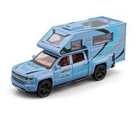 shuishuicui Modèle de Voiture 1/32 pour Chevrolet, Camion de Camping Tout-Terrain, Jouet en Alliage, décoration de scène d'anniversaire Parent-Enfant, 8 Pouces