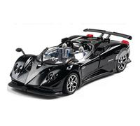 shuishuicui Modèle de Voiture 1/32 pour Pagani Huayra Roadster, Jouet moulé sous Pression, décoration de Collection, commémorative pour Hommes, 6 Pouces(Black)